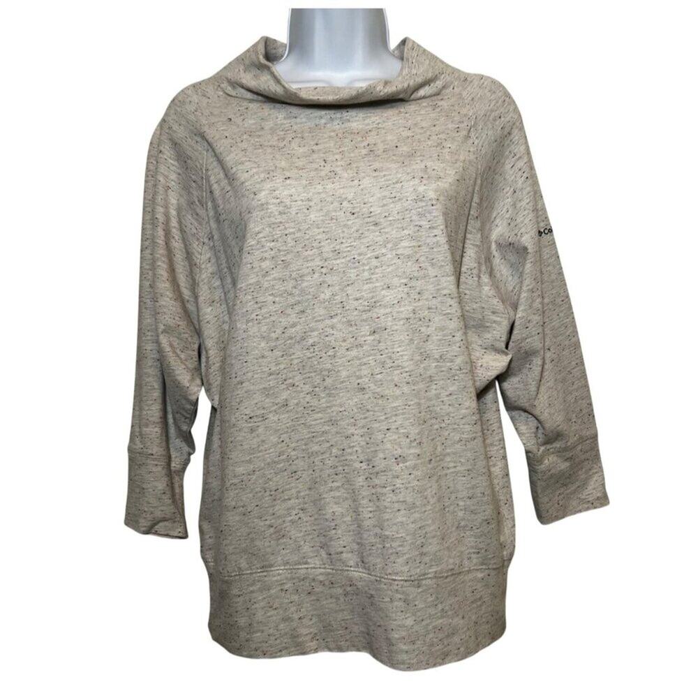 Columbia Mock Neck Long Sleeve Shirt, M